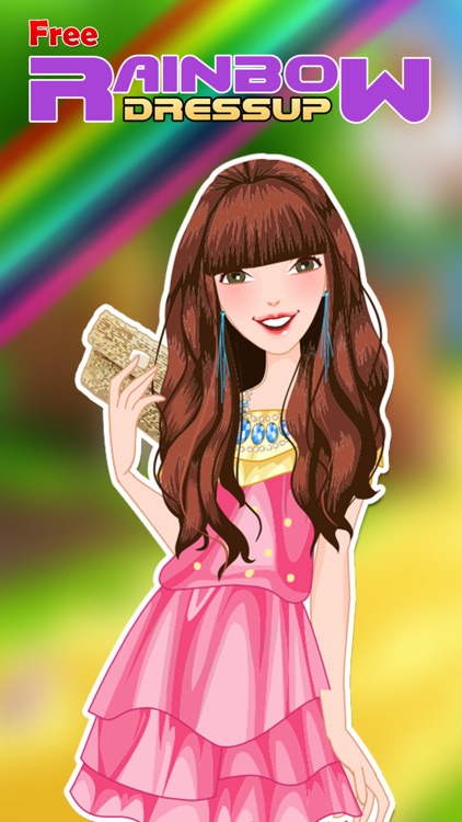 Rainbow Dress Up Game For Girl's