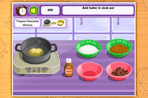 Cooking game: Chocolate Cake screenshot 4