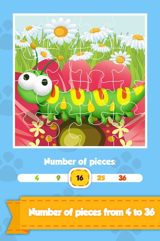 Furry Pets: Kids Jigsaw Puzzle - Kids Education Games FREE screenshot 2