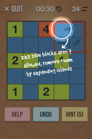 Nurikabe - Free Board Game by Tapps Games screenshot 4