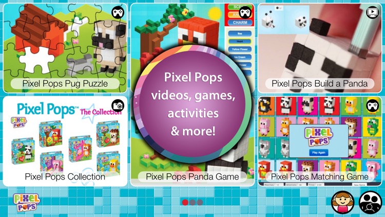 Pixel Pops - Creative Pet and Charms Building Sets for Children