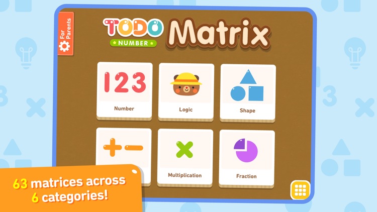Todo Number Matrix: Brain teasers, logic puzzles, and mathematical reasoning for kids screenshot-0