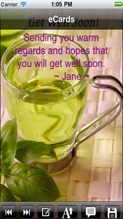 Get Well Cards with photo editor. Send get well soon greetings card and custom get well ecards with text and voice messages ! screenshot-3