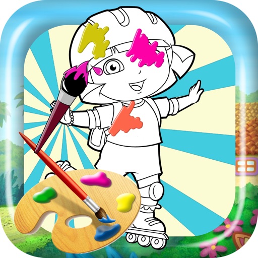 Coloring Game ABCs Explorer For Dora Edition iOS App