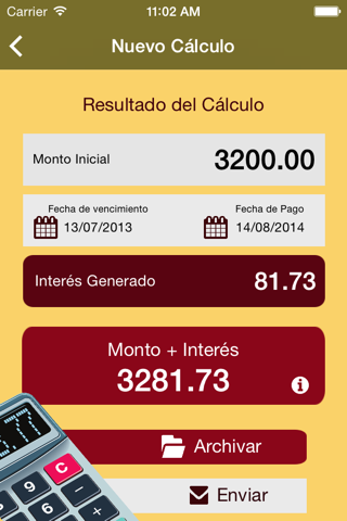 Calculadora de Tasa de Interes screenshot 3