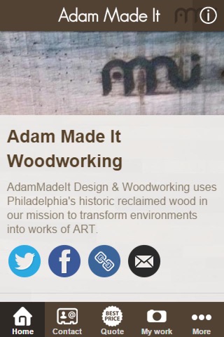 Adam Made It Woodworking screenshot 2