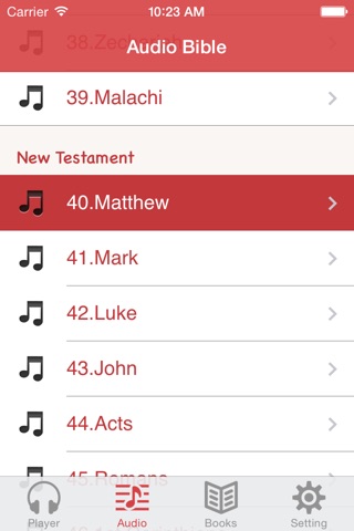 NKJV Bible (Audio & Book) screenshot 2