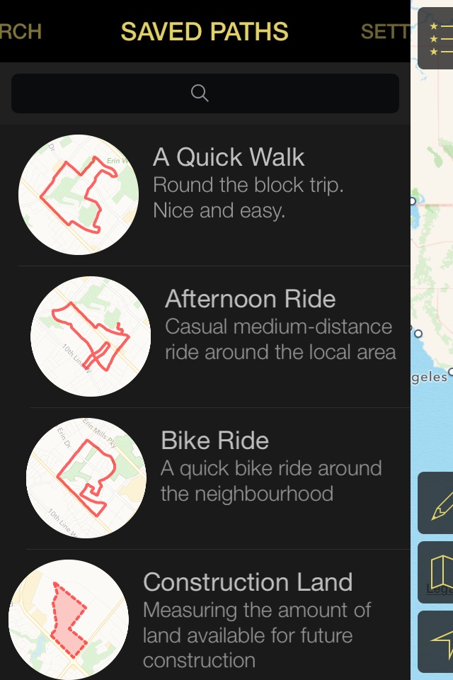 Map Calculator 2.0 - Measure Distance & Area, Map a Walk, Run or Bike Ride screenshot 3