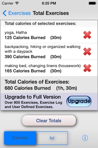 Exercise Calorie Calculator - Calculate the Calories Burned During Exercise screenshot 4