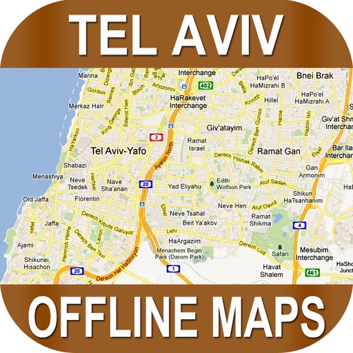 Tel Aviv Offlinemaps with RouteFinder icon