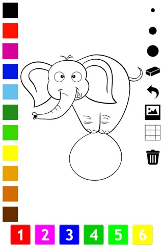 Circus Coloring Book For Children: Learn To Color the World of the Circus screenshot 4