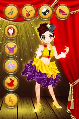 Game screenshot Одевалки: танцовщица модница - игры для девочек, принцесса и салон красоты apk