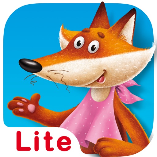 Fairy tales for children: Fox and Stork. Lite