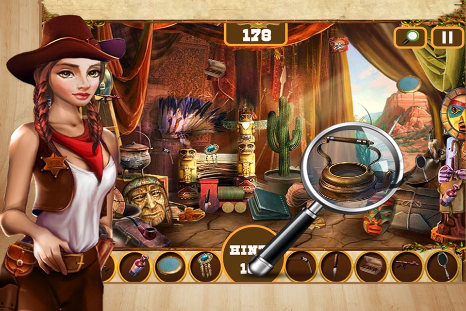 Hidden Objects: Cow Girl Hidden Object screenshot 4