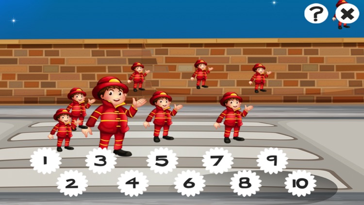 A Firefighter Counting Game for Children: Learning to count with firemen