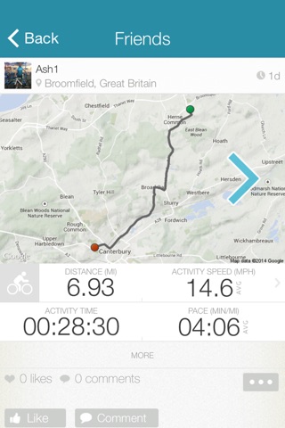 Map My Tracks: cycling tracker screenshot 4