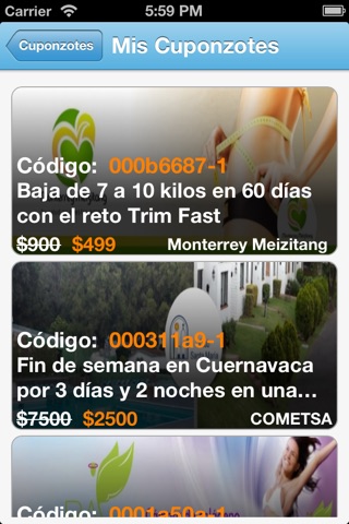 Cuponzote - Las Mejores Ofertas, Promociones, Cupones y Descuentos De Tu Ciudad screenshot 3
