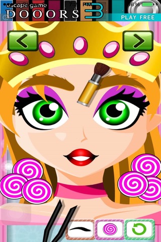 Ace Princess Eyebrow Plucking Salon - Beauty Spa Games for Girls Free screenshot 2