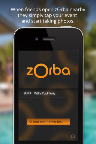 zOrba – party, travel and create group albums with friends screenshot 3