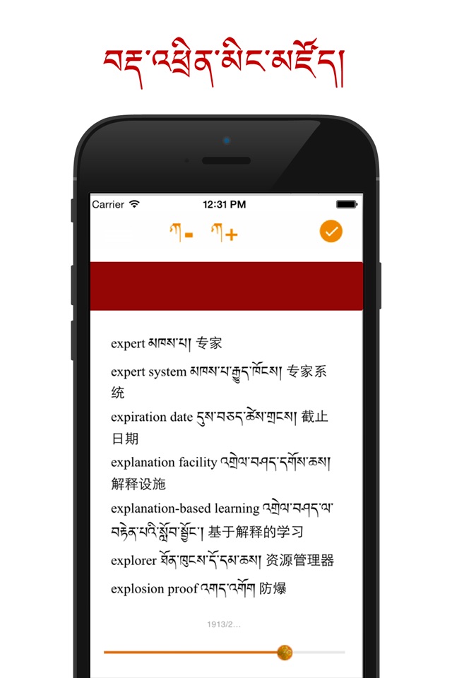 Tibetan IT Dictionary screenshot 3