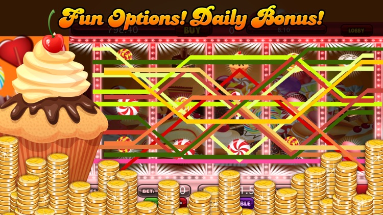 Fun Candy Slots Machine - Blast Gems Mania Craze Casino Saga