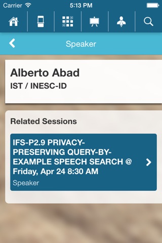 40th IEEE International Conference on Acoustics, Speech and Signal Processing (ICASSP) 2015 screenshot 4