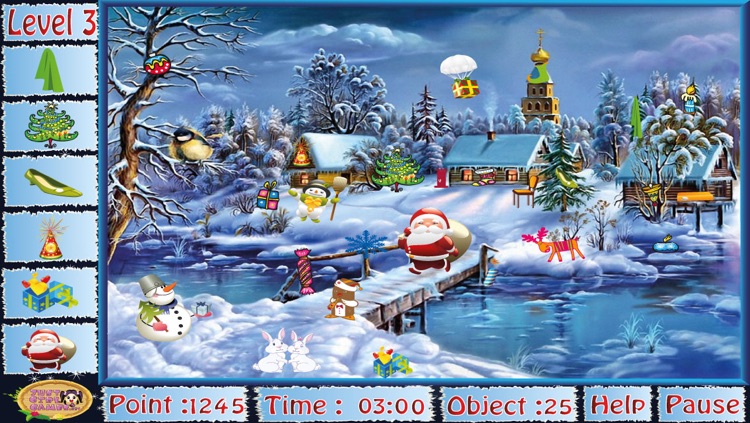 Winter Time Hidden Objects game