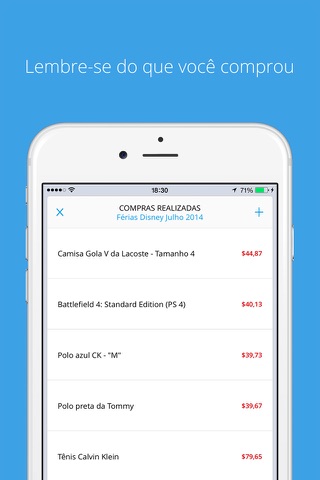 Flesy - Shopping lists & expenditure control screenshot 3