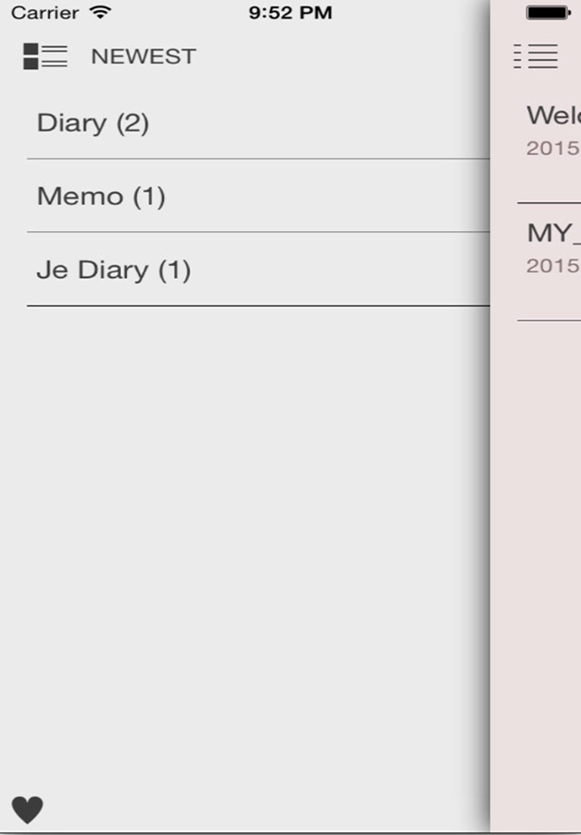 Je Diary screenshot 2