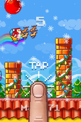 FlapTapSanta's screenshot 2