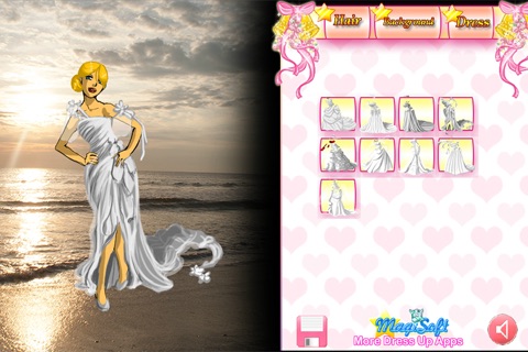 Beach Wedding DressUp screenshot 3