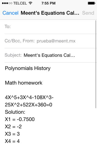 Equations Calculator screenshot 4