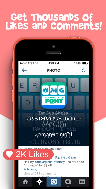 OMG Font Keyboard