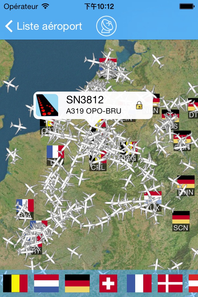 Brussels Airport - iPlane Vluchtinformatie screenshot 2