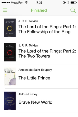 Reading List app screenshot 2