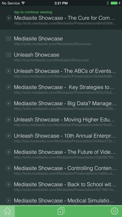Mediasite Mobile App