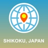 Shikoku, Japan Map - Offline Map, POI, GPS, Directions