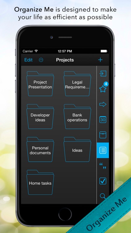 Organize Me for iPhone screenshot-0