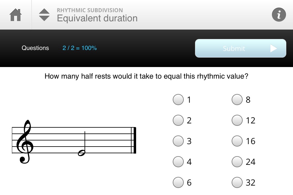 Musition Rhythmic Subdivision screenshot 2