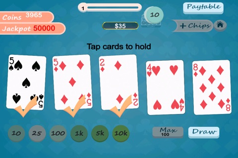 AAA World Poker Casino Master Pro - good Vegas card betting game screenshot 2
