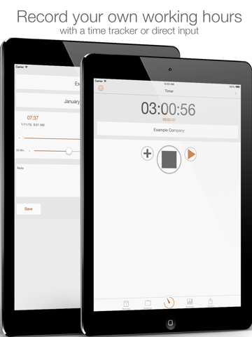 Screenshot #4 pour Working Hours Diary Pro