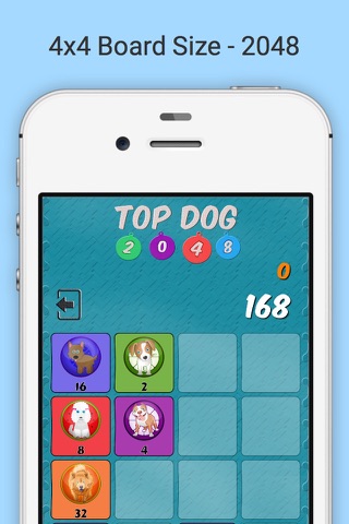 Top Dog 2048 - Multiple Board Sizes and Multiplayer Support screenshot 2