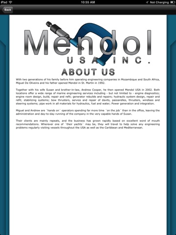 Mendol USA Inc. HD screenshot 2