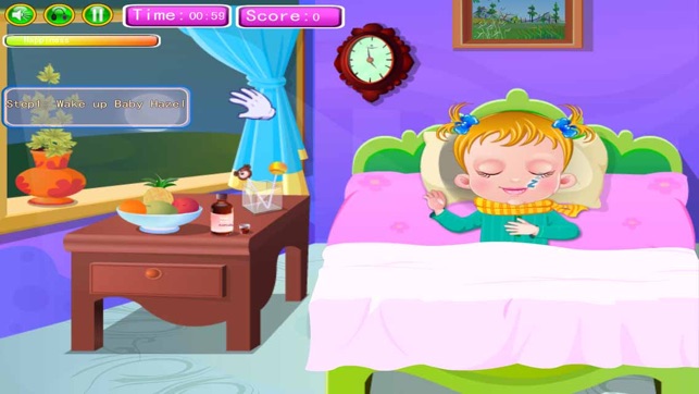 Care Sick Baby - Fun Kids Educational Ga