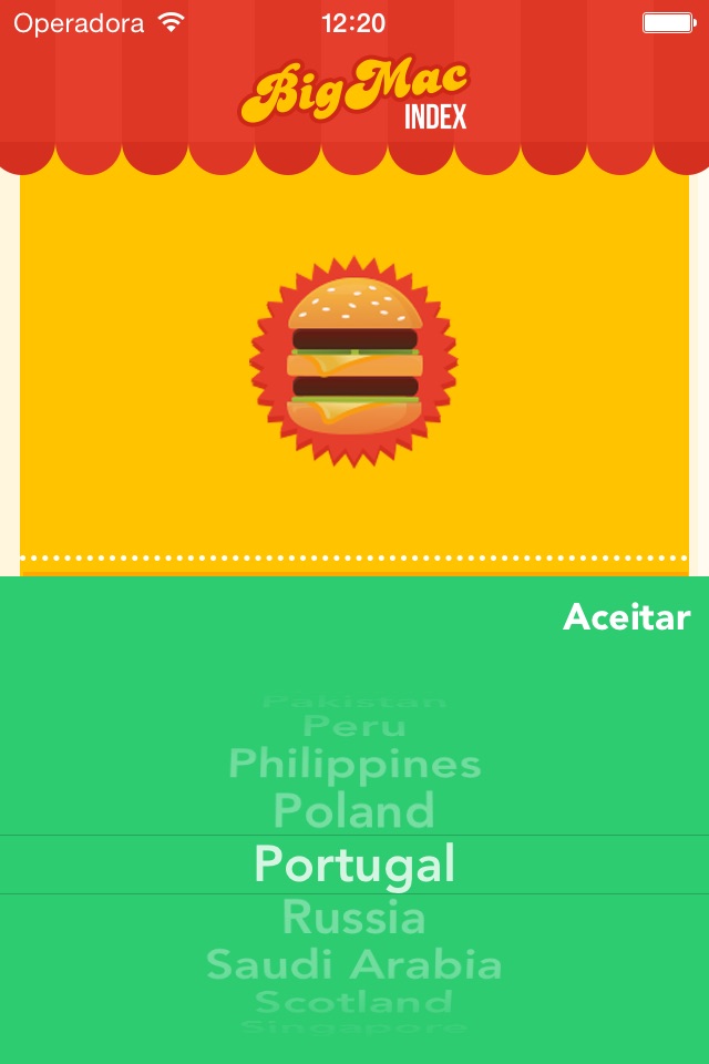 Big Mac Index App screenshot 3