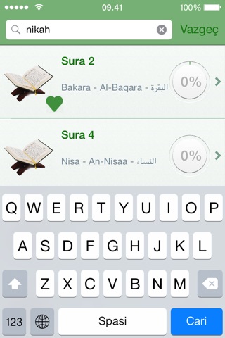 Quran in Turkish, Arabic screenshot 3