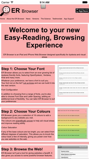 ER Browser - Dyslexia Web Browser(圖4)-速報App