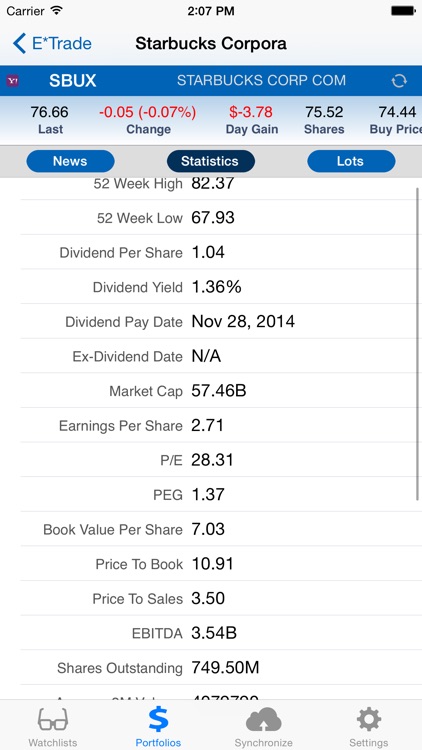 StockMarketEye - Investment Tracker