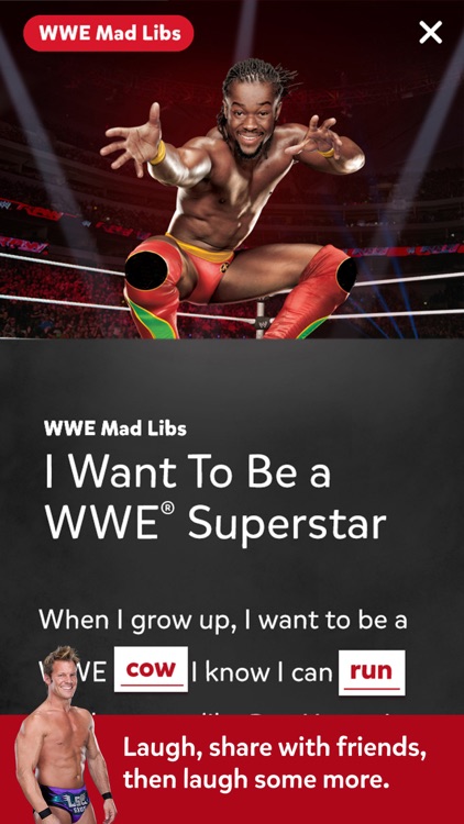 WWE Mad Libs