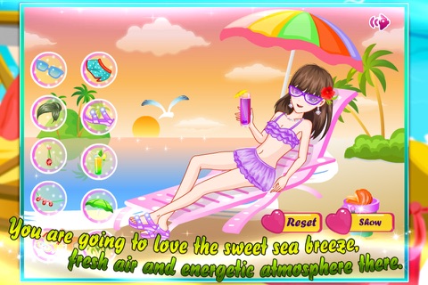 Beach beauty bikini dressup screenshot 3